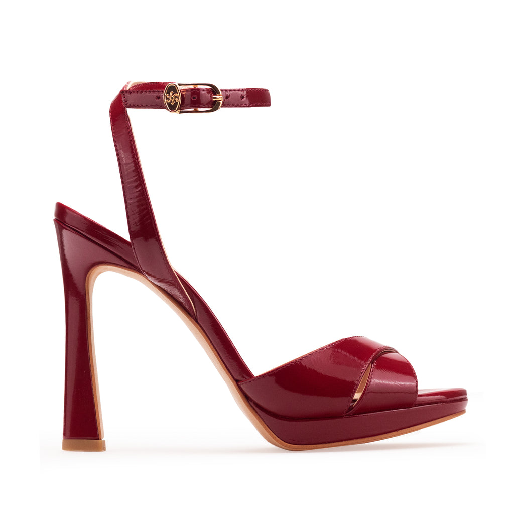 LILY | SANDALIAS DE PIEL ROJAS